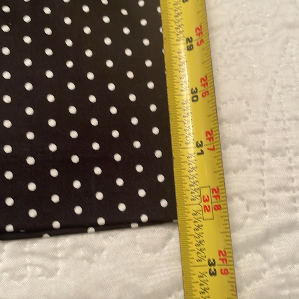 NWT $43 New York & Company Polka Dots Crop Pants 7th Avenue Pants Black & White - Picture 7 of 16